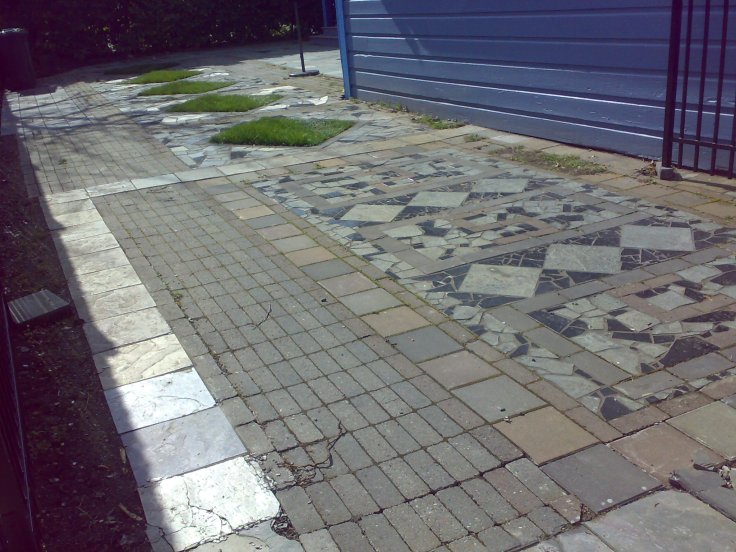 Mosaic Driveway, James Bay, Victoria